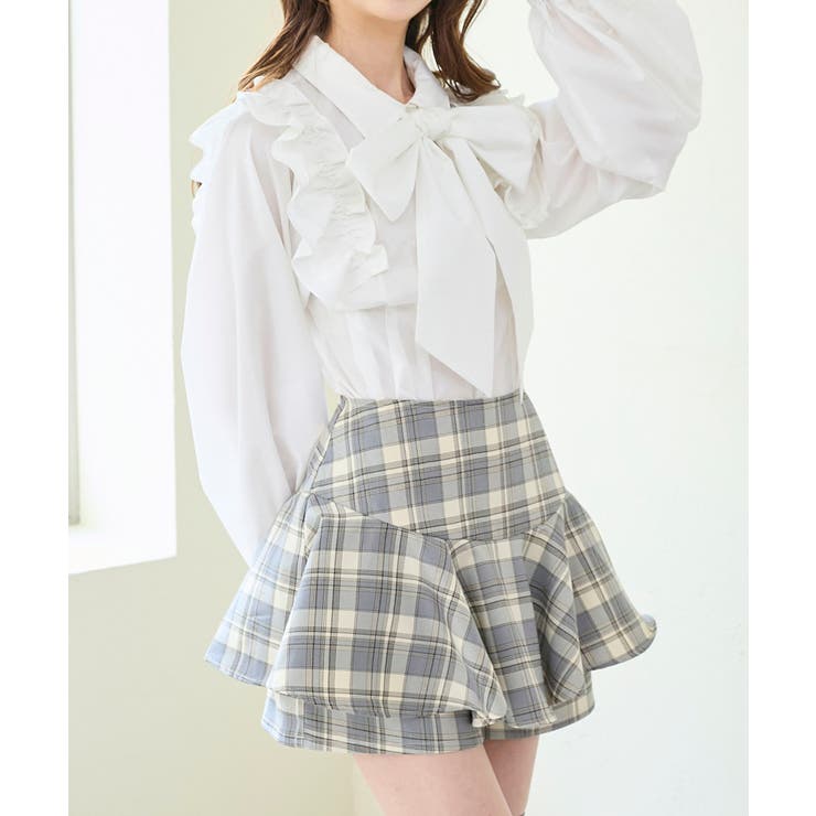 ショルダーフリルボウタイブラウス | MAJESTIC LEGON  | 詳細画像13 