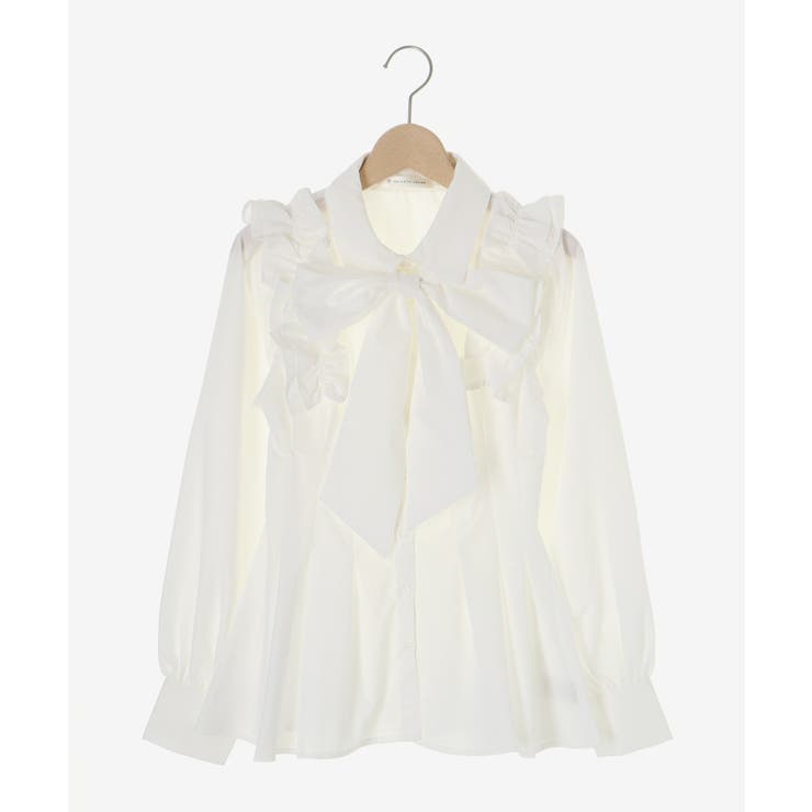 ショルダーフリルボウタイブラウス | MAJESTIC LEGON  | 詳細画像30 