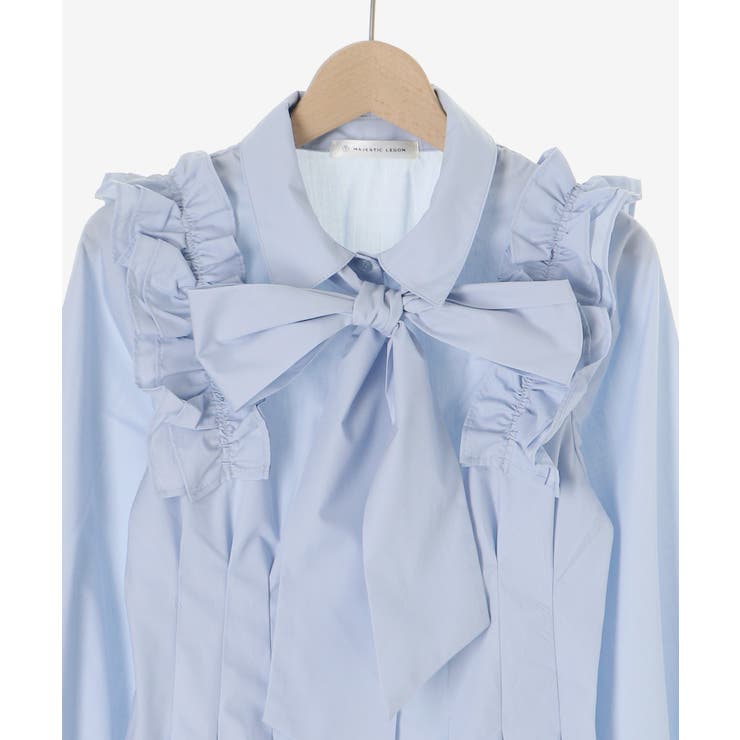 ショルダーフリルボウタイブラウス | MAJESTIC LEGON  | 詳細画像34 