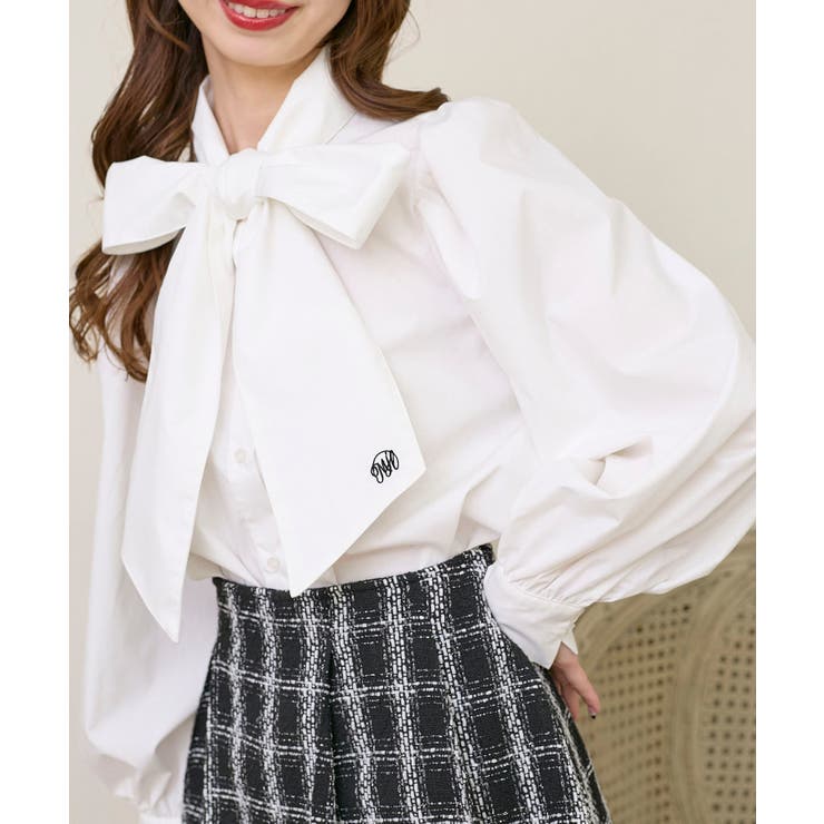 バリエボウタイブラウス | MAJESTIC LEGON  | 詳細画像11 