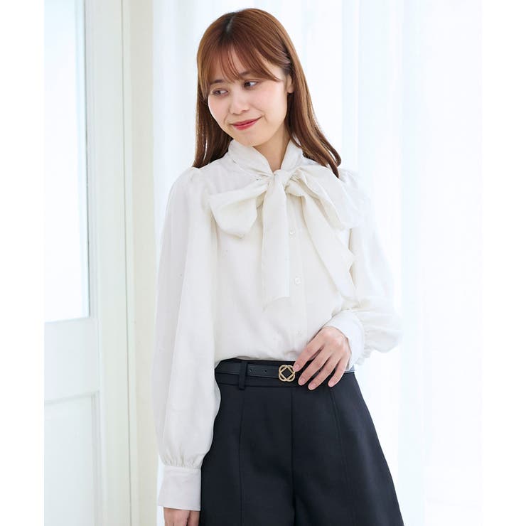 バリエボウタイブラウス | MAJESTIC LEGON  | 詳細画像18 