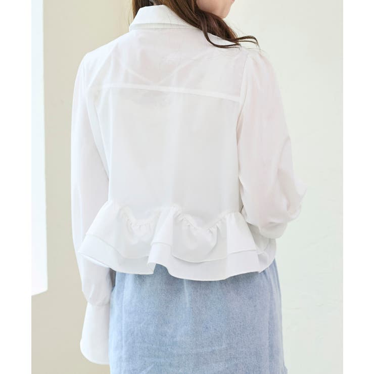 リボンフリルペプラムブラウス | MAJESTIC LEGON  | 詳細画像18 