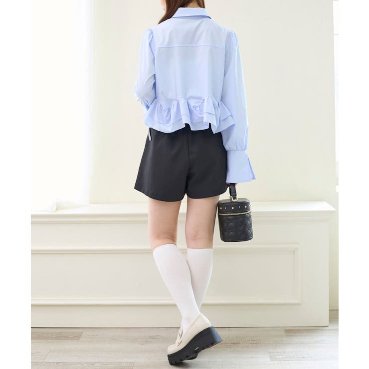 リボンフリルペプラムブラウス | MAJESTIC LEGON  | 詳細画像24 