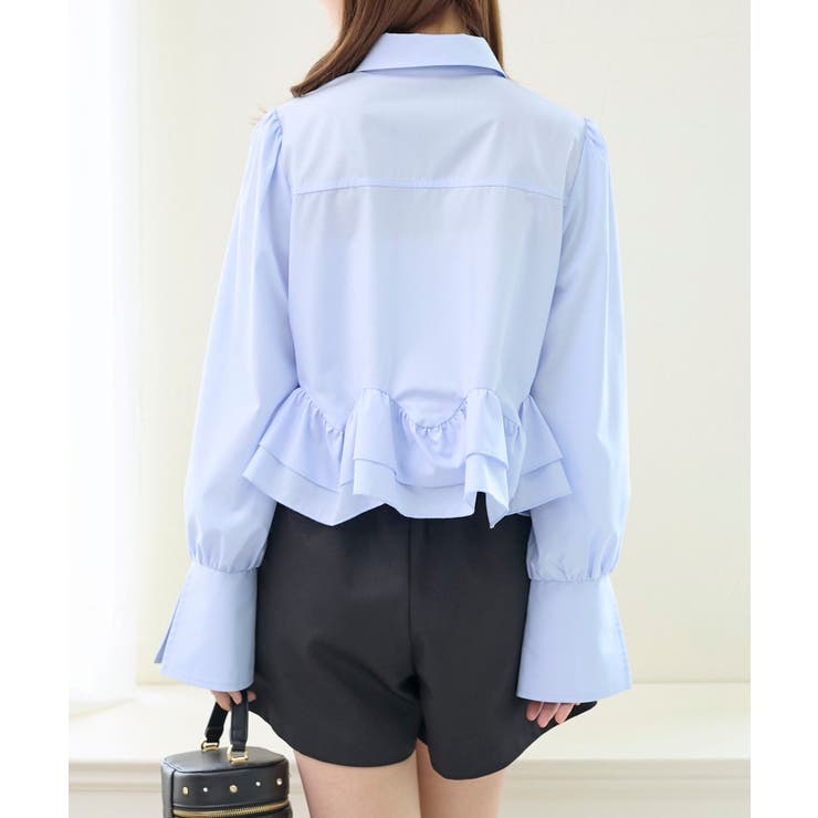 リボンフリルペプラムブラウス | MAJESTIC LEGON  | 詳細画像27 