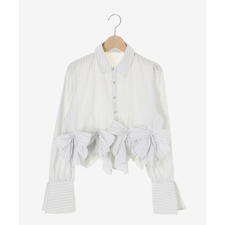 リボンフリルペプラムブラウス | MAJESTIC LEGON  | 詳細画像39 