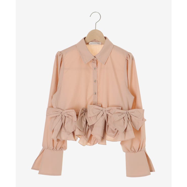 リボンフリルペプラムブラウス | MAJESTIC LEGON  | 詳細画像40 