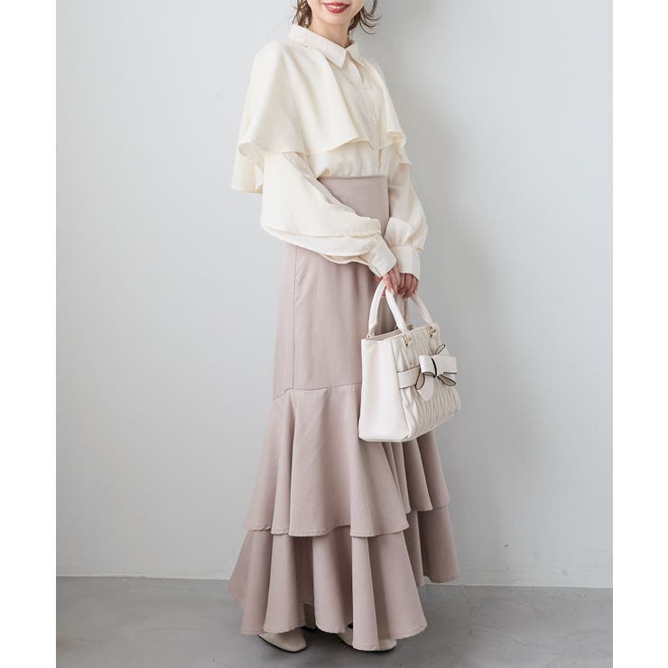 シアーケープロングスリーブブラウス | MAJESTIC LEGON  | 詳細画像3 