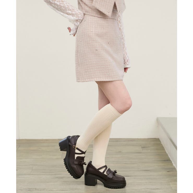 ビジュー付き台形ミニスカパン | MAJESTIC LEGON  | 詳細画像27 