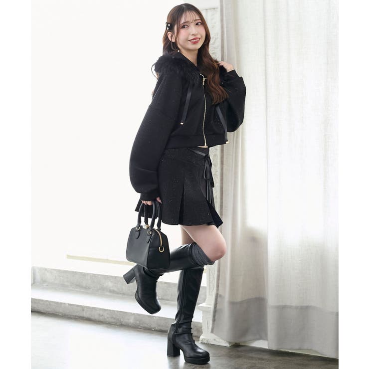 プリーツラメミニスカパン | MAJESTIC LEGON  | 詳細画像28 