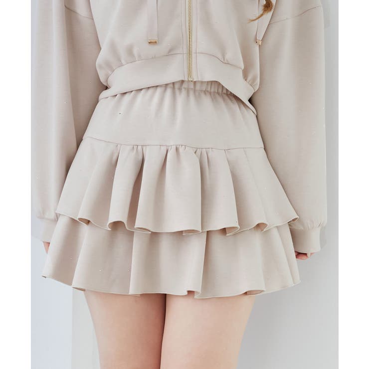 ピンクベージュ | キラキララインストーンスカパン | MAJESTIC LEGON 