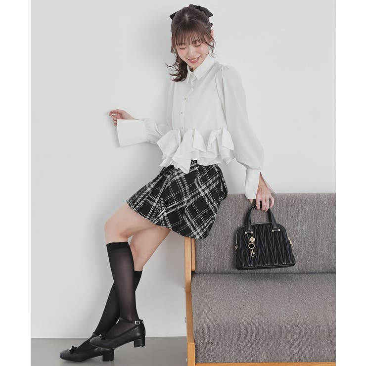 ボックスプリーツフレアミニスカパン | MAJESTIC LEGON  | 詳細画像11 