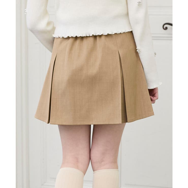 ゴールドボタンプリーツミニスカパン | MAJESTIC LEGON  | 詳細画像7 