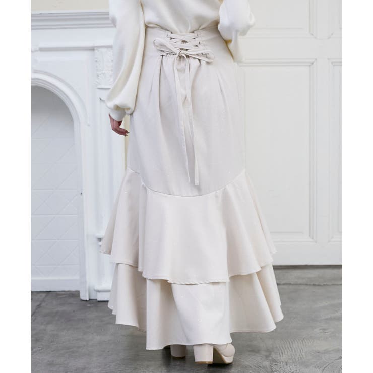 キラキラレースアップマーメイドスカート | MAJESTIC LEGON  | 詳細画像10 