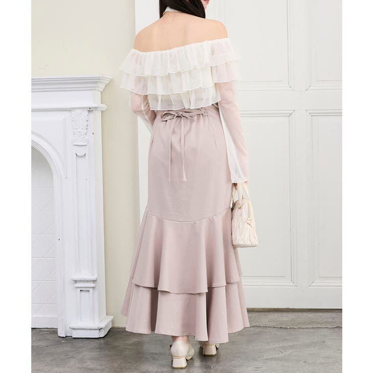 キラキラレースアップマーメイドスカート | MAJESTIC LEGON  | 詳細画像15 