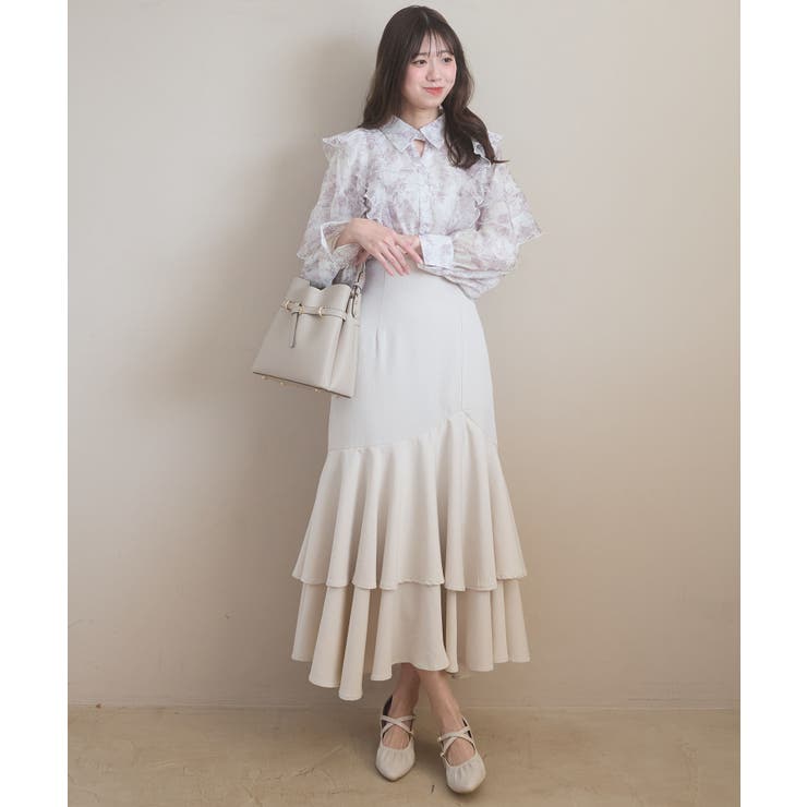 キラキラレースアップマーメイドスカート | MAJESTIC LEGON  | 詳細画像2 