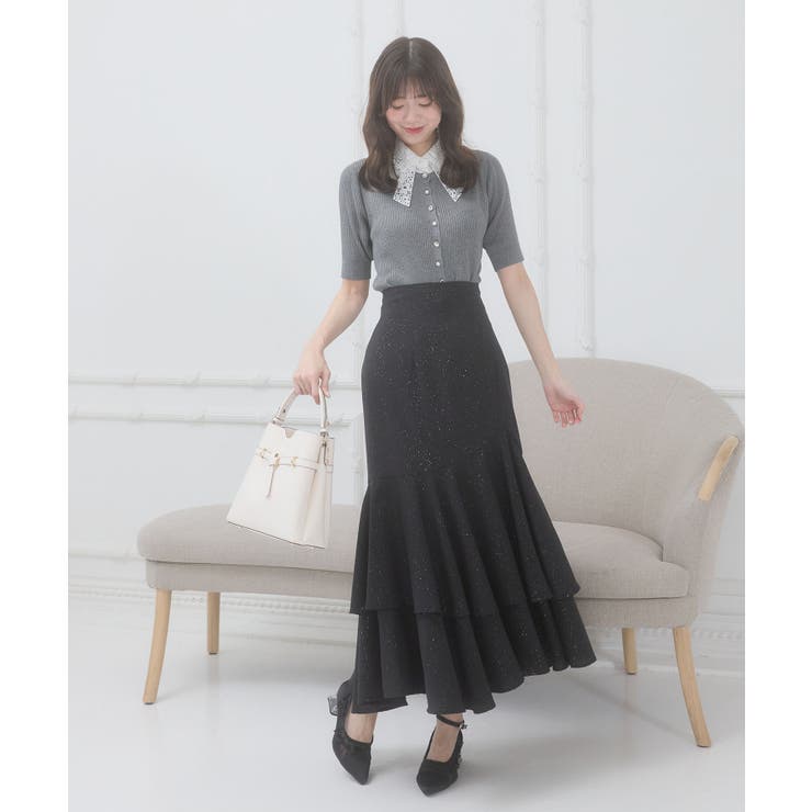 キラキラレースアップマーメイドスカート | MAJESTIC LEGON  | 詳細画像28 