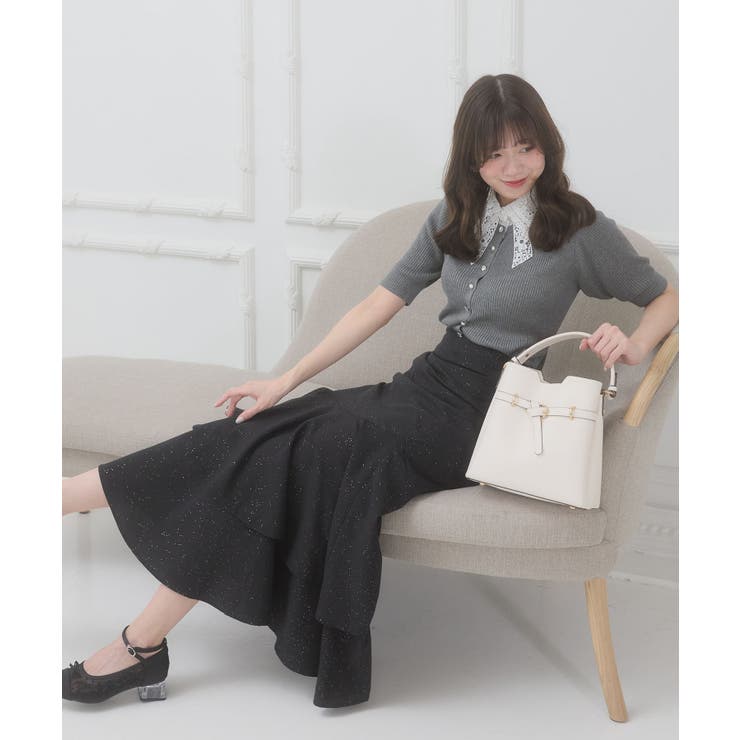 キラキラレースアップマーメイドスカート | MAJESTIC LEGON  | 詳細画像30 