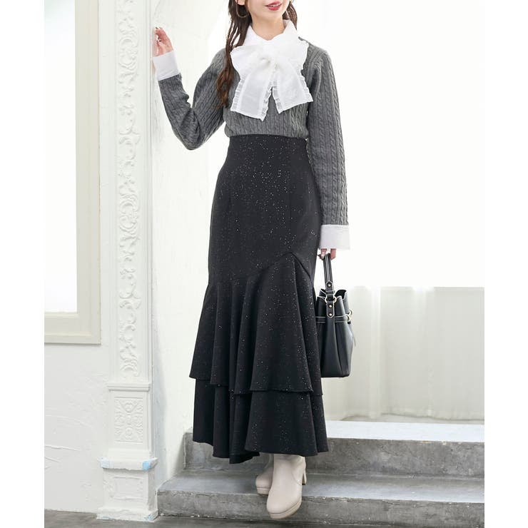 キラキラレースアップマーメイドスカート | MAJESTIC LEGON  | 詳細画像31 