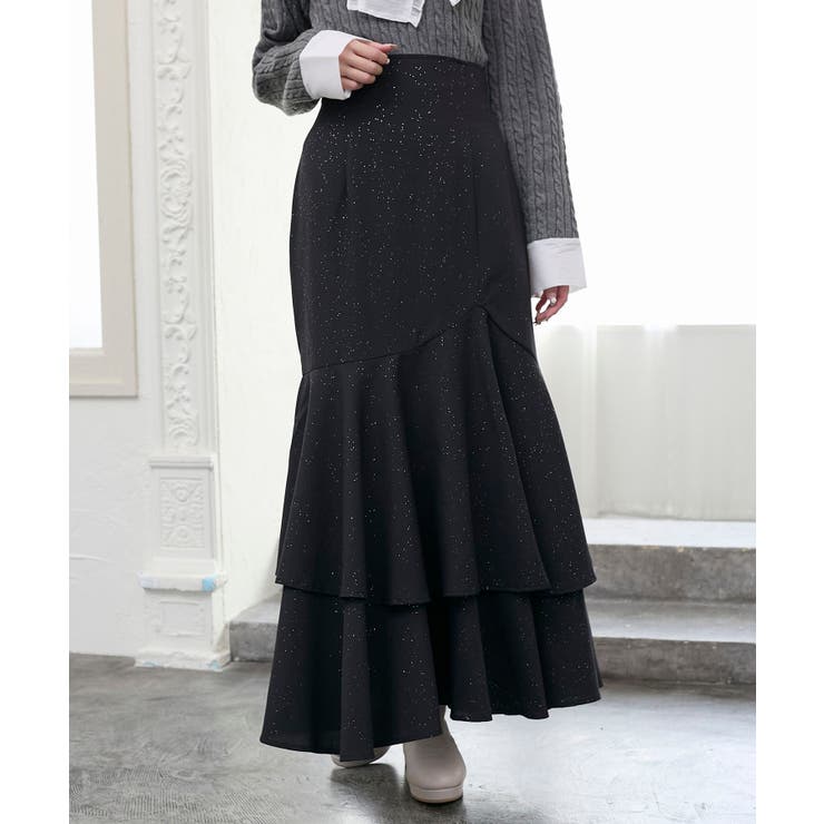 キラキラレースアップマーメイドスカート | MAJESTIC LEGON  | 詳細画像34 