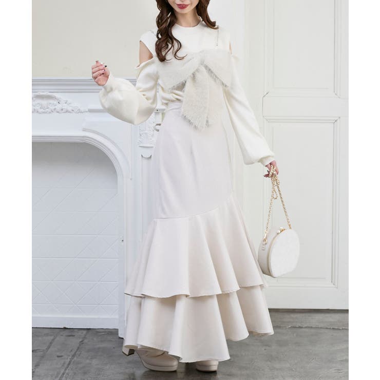 キラキラレースアップマーメイドスカート | MAJESTIC LEGON  | 詳細画像6 