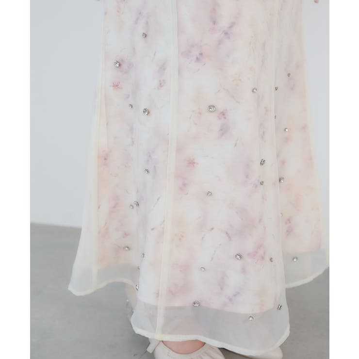 シアーレイヤードフラワースカート | MAJESTIC LEGON  | 詳細画像10 