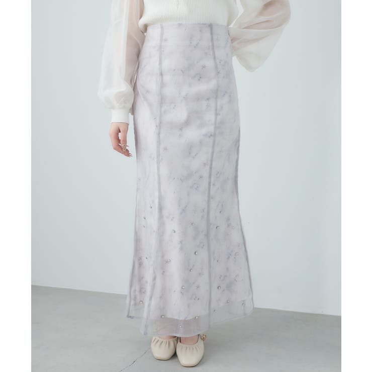 シアーレイヤードフラワースカート | MAJESTIC LEGON  | 詳細画像14 