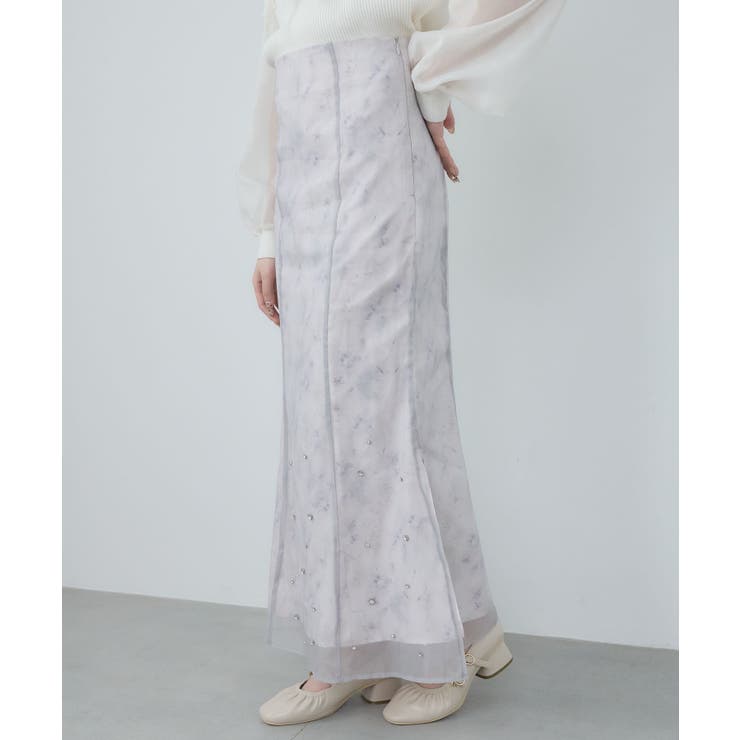 シアーレイヤードフラワースカート | MAJESTIC LEGON  | 詳細画像16 