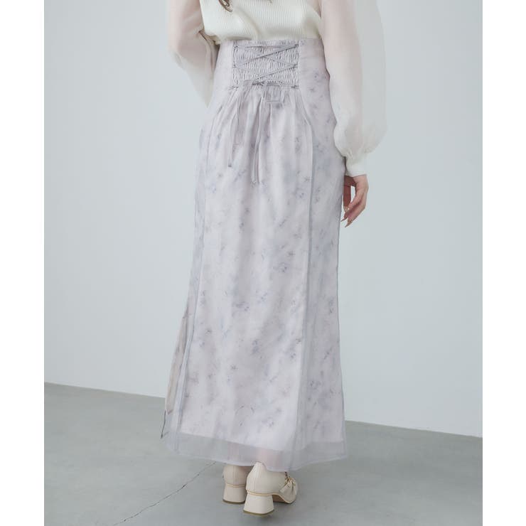 シアーレイヤードフラワースカート | MAJESTIC LEGON  | 詳細画像17 