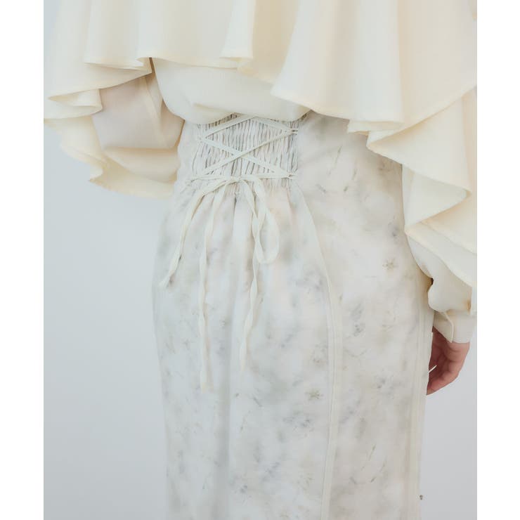 シアーレイヤードフラワースカート | MAJESTIC LEGON  | 詳細画像6 