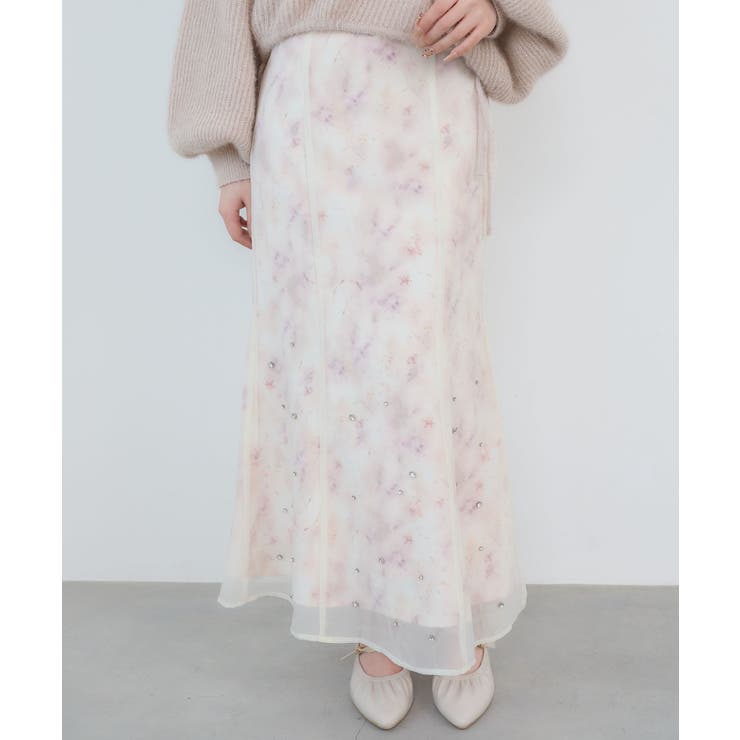 シアーレイヤードフラワースカート | MAJESTIC LEGON  | 詳細画像8 