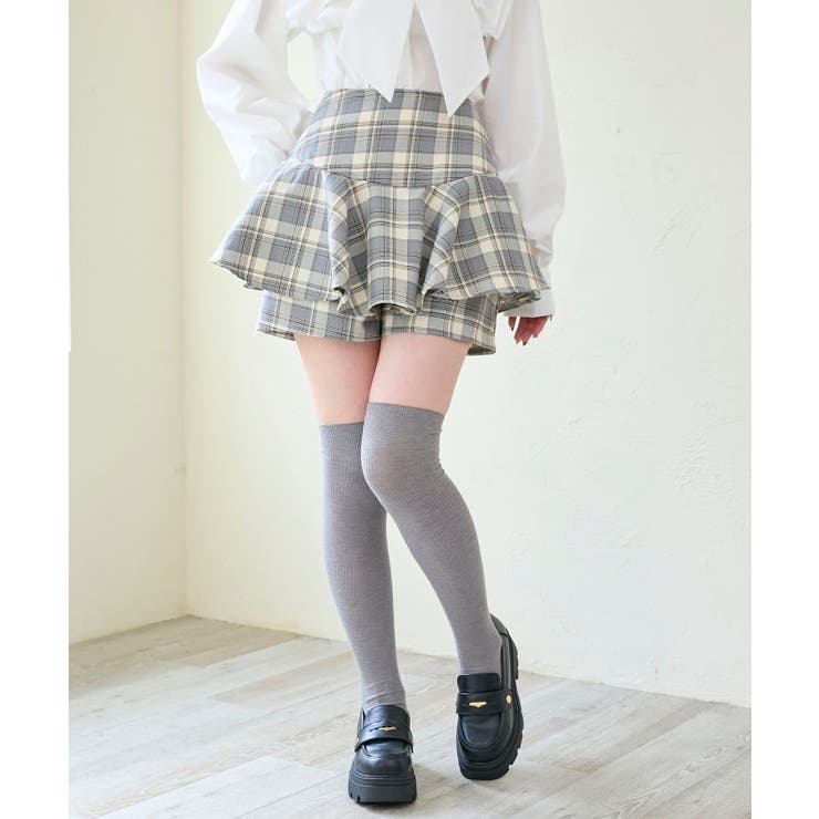 レイヤードライクフレアショートスカパン | MAJESTIC LEGON  | 詳細画像14 