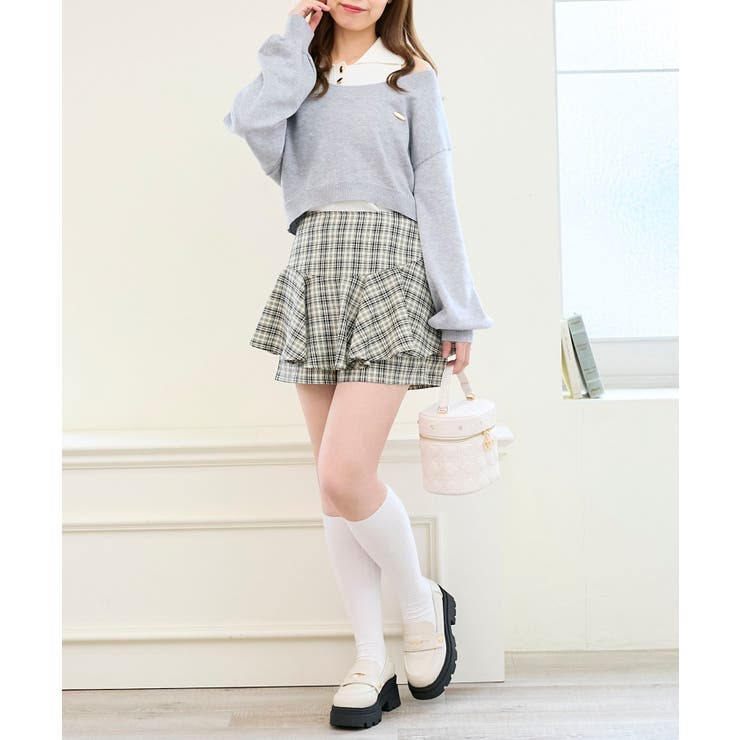 レイヤードライクフレアショートスカパン | MAJESTIC LEGON  | 詳細画像18 