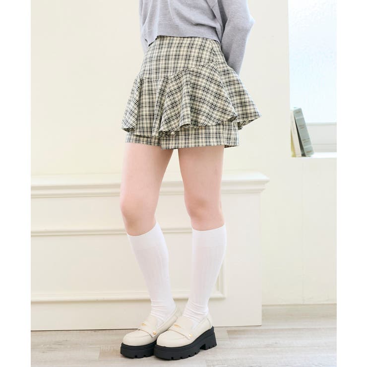 レイヤードライクフレアショートスカパン | MAJESTIC LEGON  | 詳細画像22 