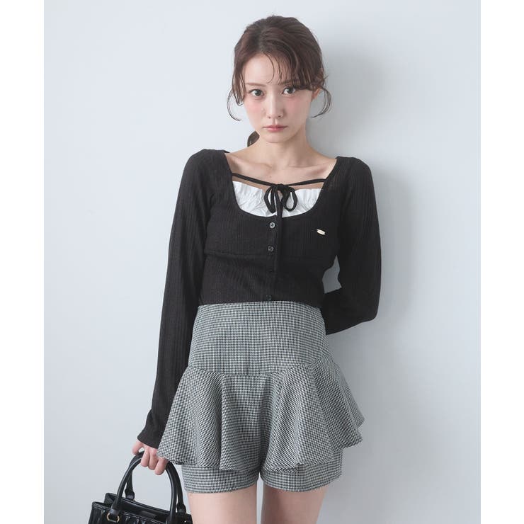 レイヤードライクフレアショートスカパン | MAJESTIC LEGON  | 詳細画像5 