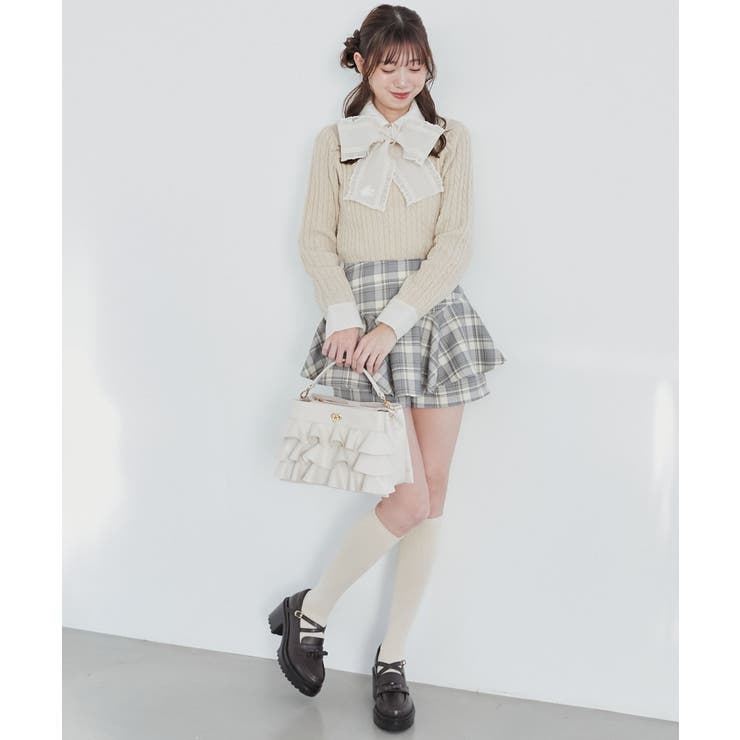 レイヤードライクフレアショートスカパン | MAJESTIC LEGON  | 詳細画像6 