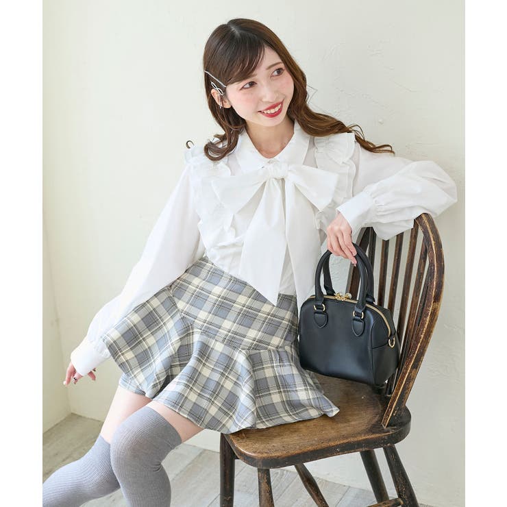 レイヤードライクフレアショートスカパン | MAJESTIC LEGON  | 詳細画像9 