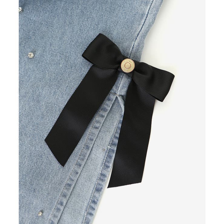 サイドリボンビジューデニムパンツ | MAJESTIC LEGON  | 詳細画像29 