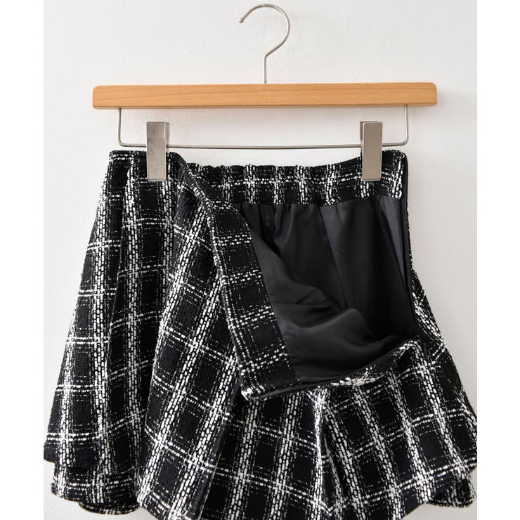 レイヤードデザインツイードスカパン | MAJESTIC LEGON  | 詳細画像23 