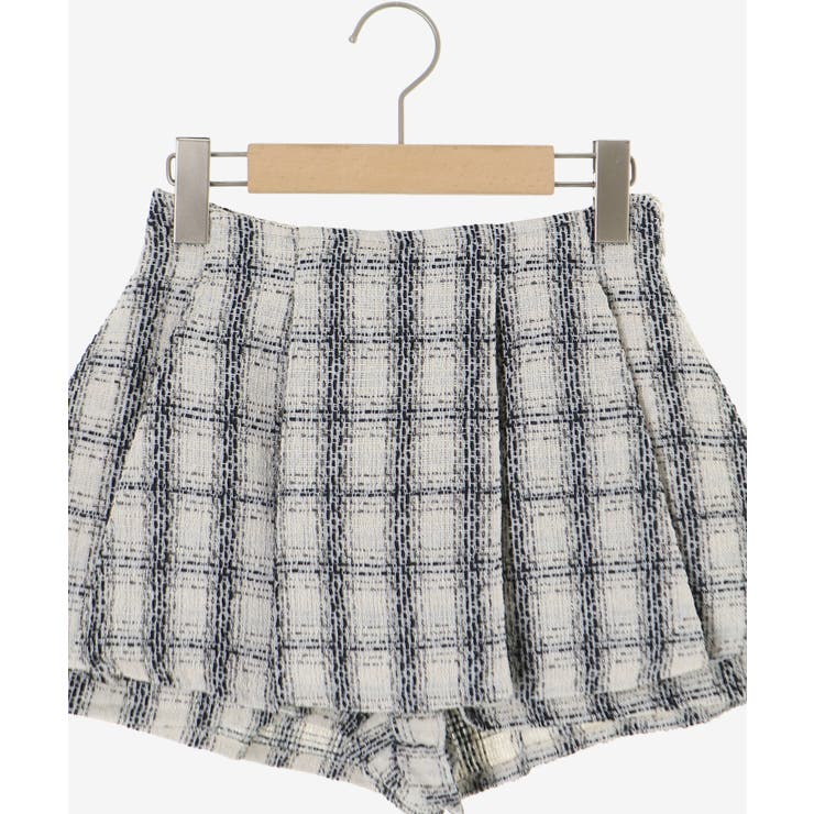 レイヤードデザインツイードスカパン | MAJESTIC LEGON  | 詳細画像27 