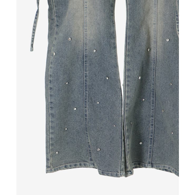 スリットビジューフレアデニムパンツ | MAJESTIC LEGON  | 詳細画像47 