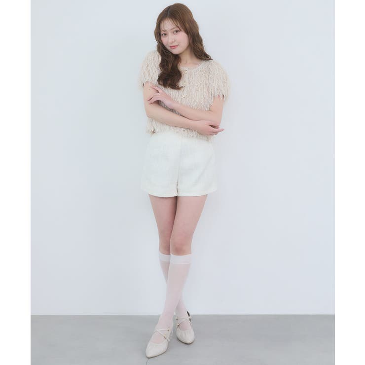 キラキラツイードショートパンツ | MAJESTIC LEGON  | 詳細画像2 