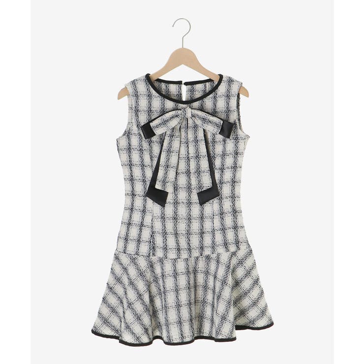 リボンブローチセットツイードワンピ | MAJESTIC LEGON  | 詳細画像22 