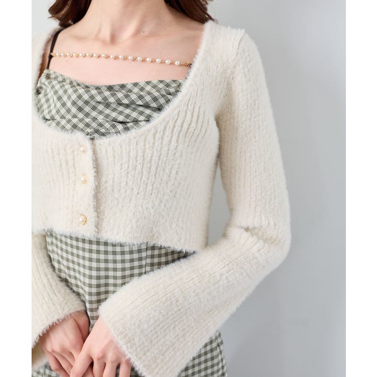 シャギーカーデセットキャミワンピース | MAJESTIC LEGON  | 詳細画像10 