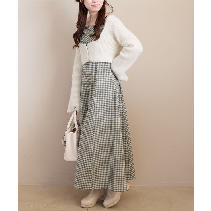 シャギーカーデセットキャミワンピース | MAJESTIC LEGON  | 詳細画像17 