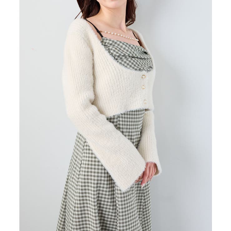 シャギーカーデセットキャミワンピース | MAJESTIC LEGON  | 詳細画像8 