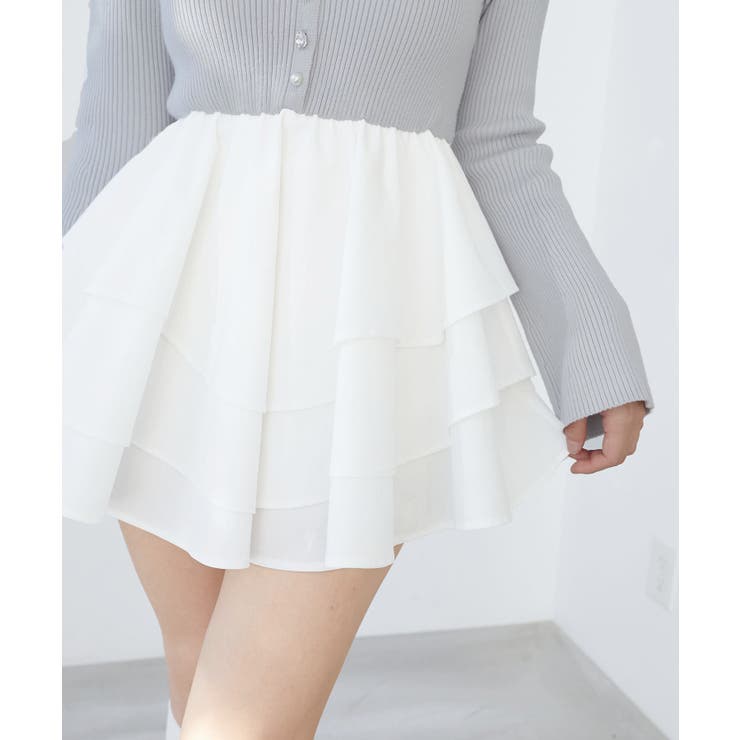 ニットドッキングティアードミニワンピ | MAJESTIC LEGON  | 詳細画像26 