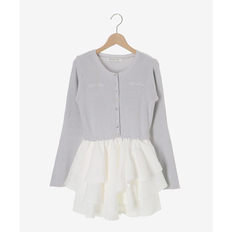 ニットドッキングティアードミニワンピ | MAJESTIC LEGON  | 詳細画像28 