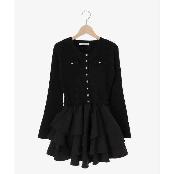 ニットドッキングティアードミニワンピ | MAJESTIC LEGON  | 詳細画像29 