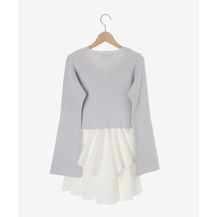 ニットドッキングティアードミニワンピ | MAJESTIC LEGON  | 詳細画像30 