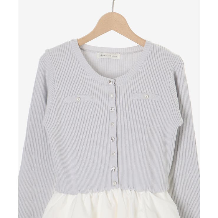 ニットドッキングティアードミニワンピ | MAJESTIC LEGON  | 詳細画像31 